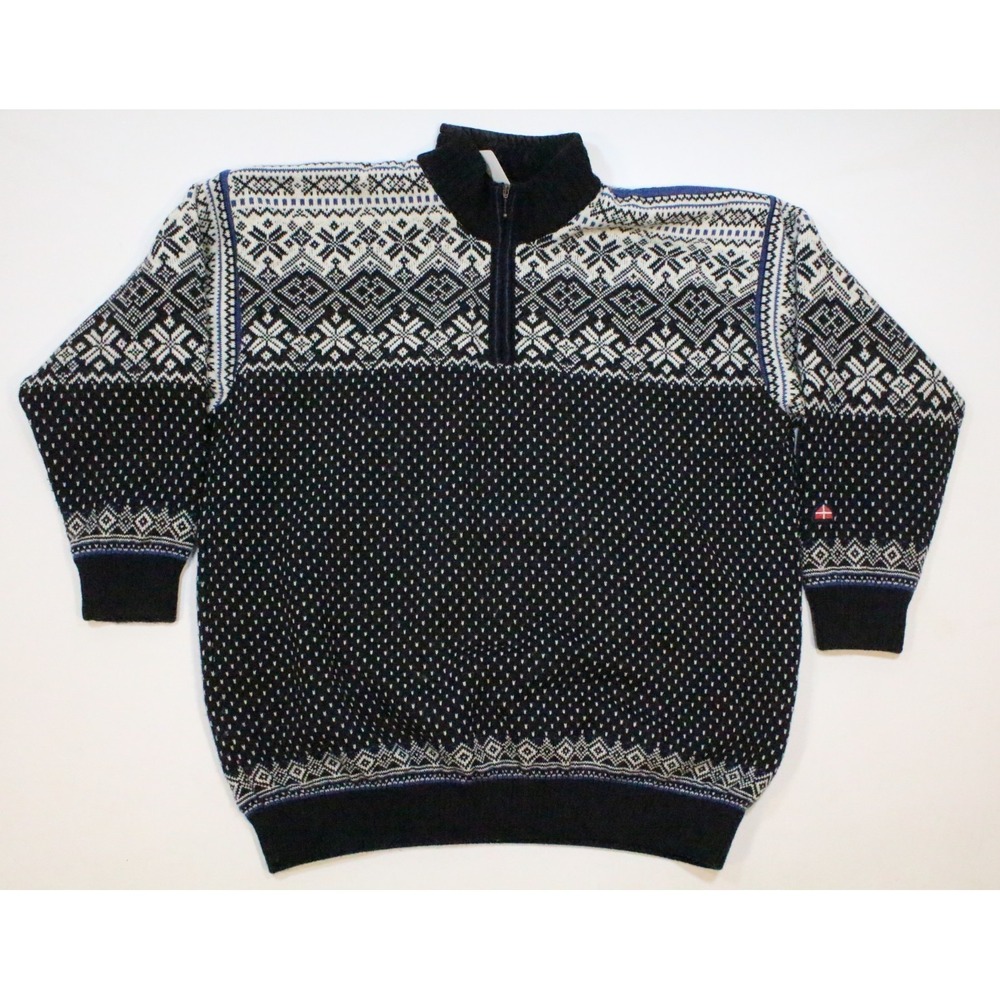 Sweater Market Copenhagen 100% Wool Heavyweight 1/4 Zip Euro 3XL plz see photos